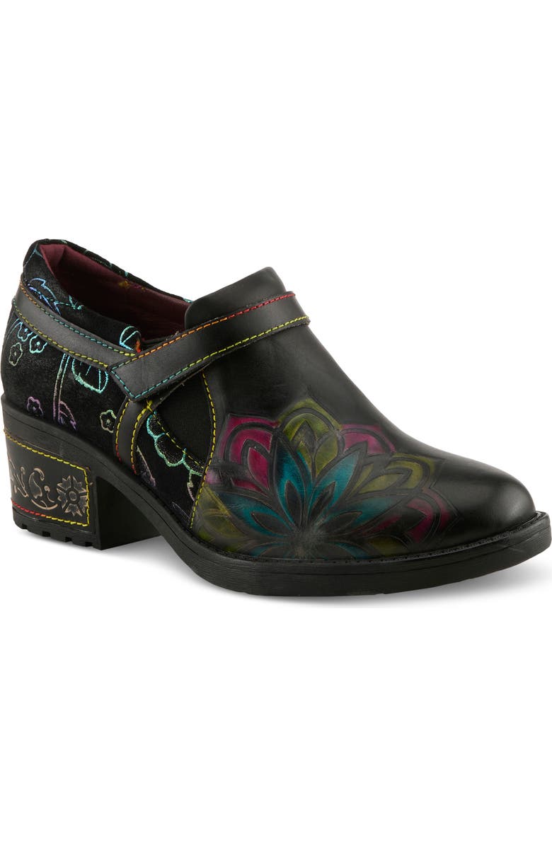 L'Artiste by Spring Step Mastella Pump, Main, color, Black Multi