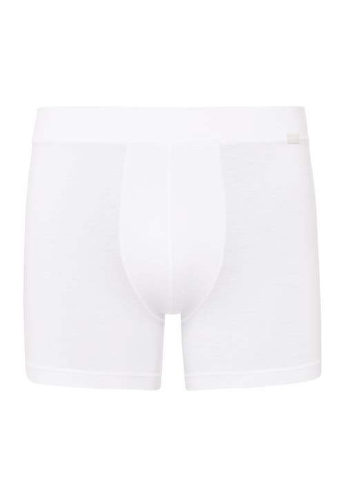 Hanro Natural Function Tencel And Cotton Boxer Brief In White