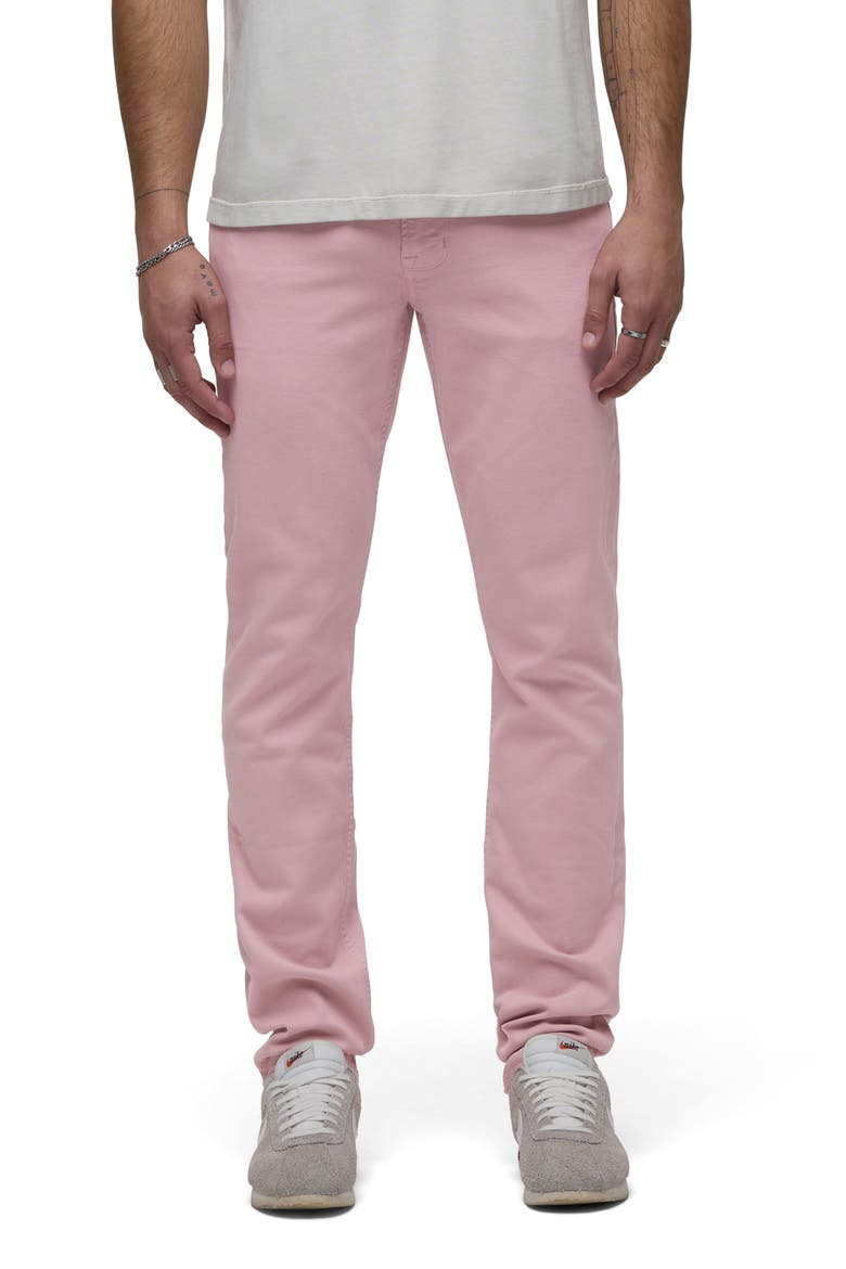 Blake Slim Straight Leg Jeans, Main, color, PALE MAUVE