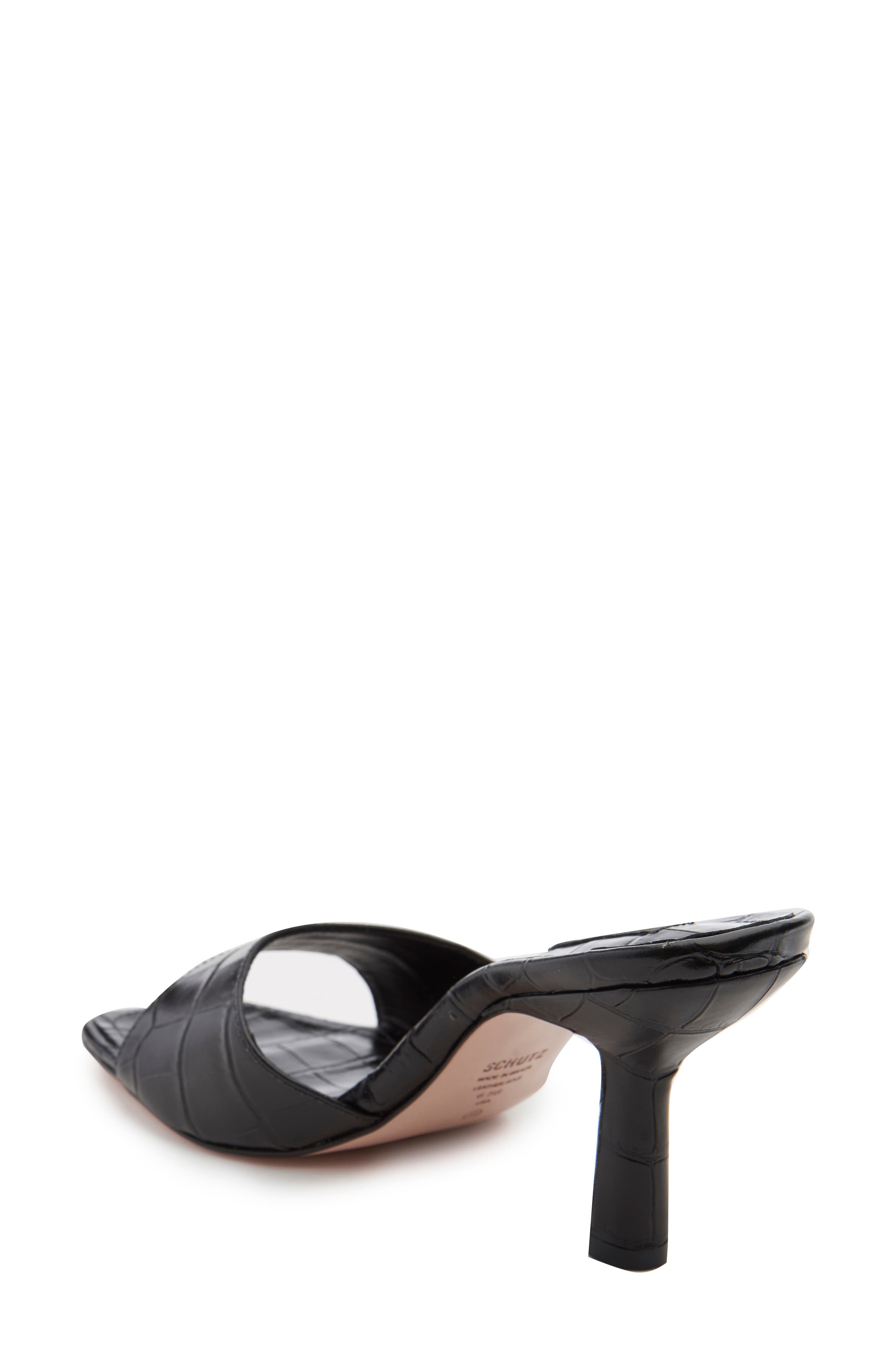 Schutz Posseni Slide Sandal, Alternate, color, Black