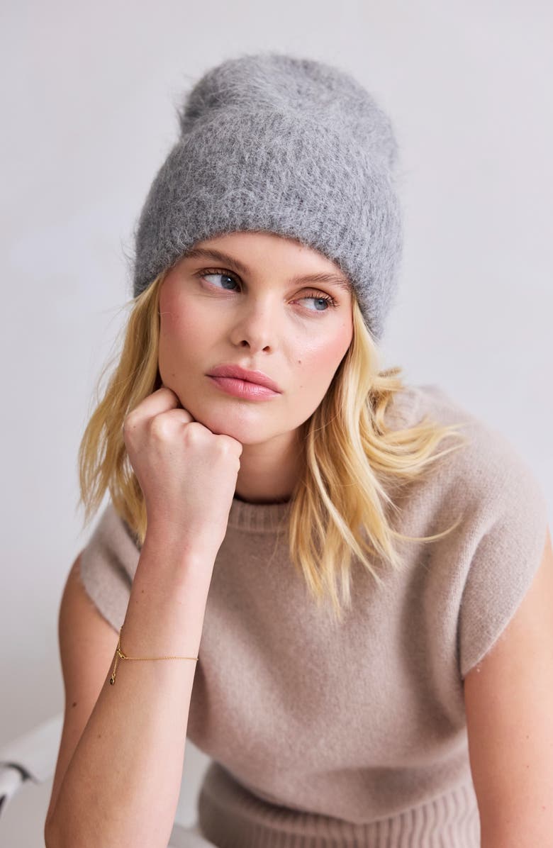 Arctic Fox & Co The Alpaca Blend Beanie, Alternate, color, Blizzard Grey