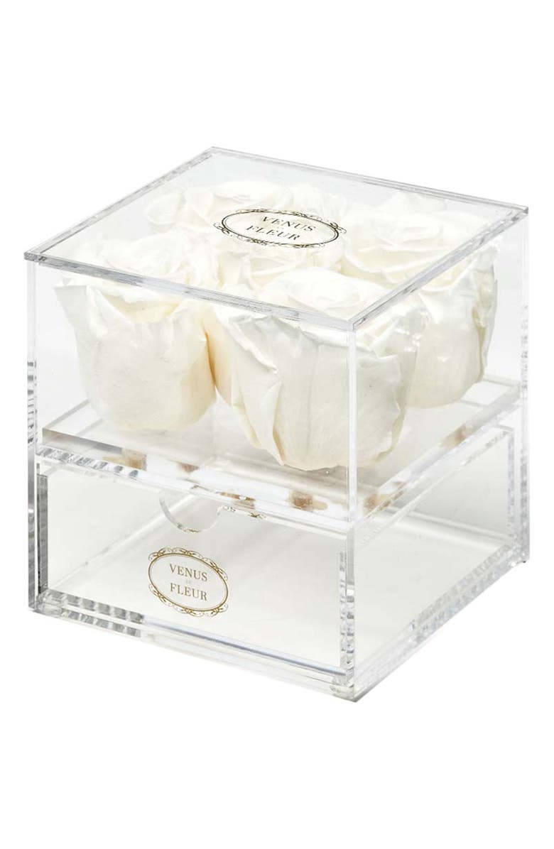 Venus ET Fleur Le Clair Cinq Eternity Roses, Main, color,