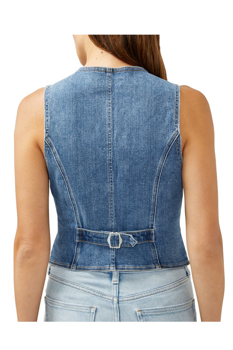 Classic Denim Vest, Alternate, color, INDIGO