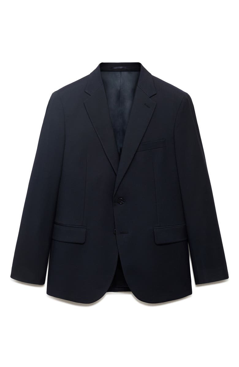 MANGO Slim Fit Suit Blazer, Alternate, color, Navy