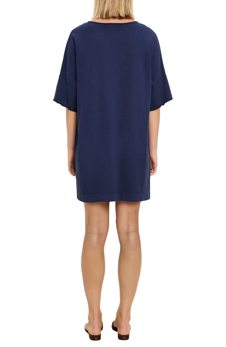Michael Stars Tasmin Oversize T-Shirt Dress, Alternate, color, Nocturnal