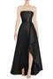 Strapless Satin Gown