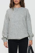 Princess Polly Ryanna Oversize Crewneck Sweater