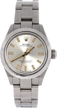 Pre-Owned Rolex Oyster Perpetual Automatic Watch Stainless Steel 28