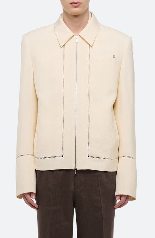 Helmut Lang Border Slub Viscose Jacket
