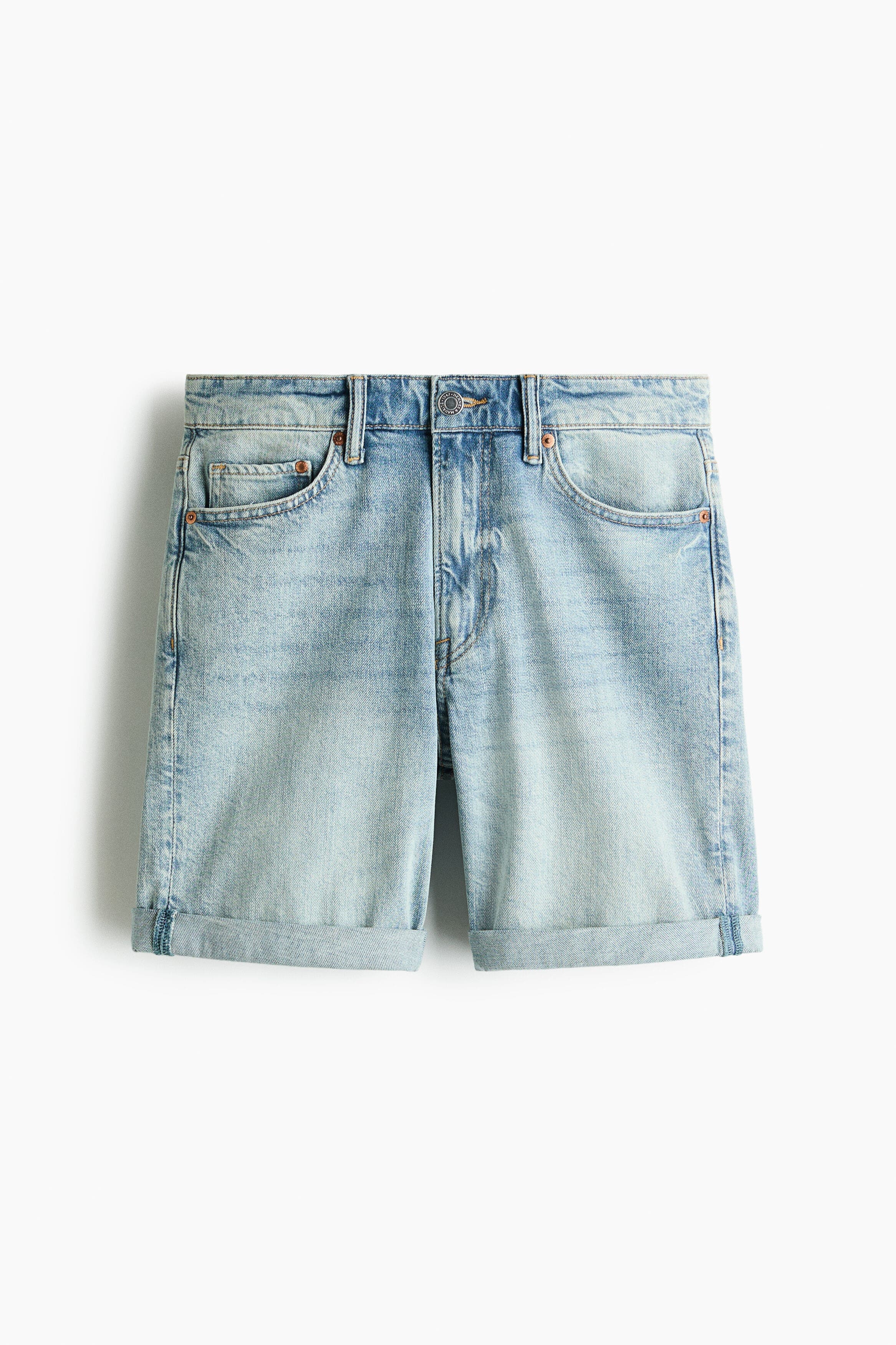 Slim Denim Shorts - image 5