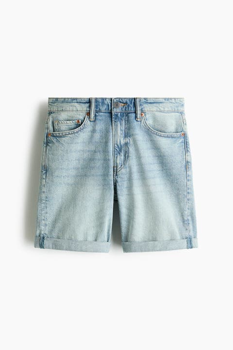 Slim Denim Shorts