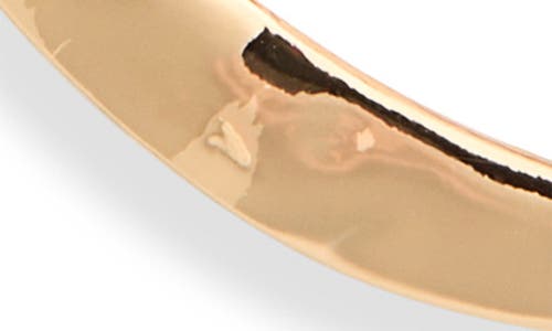Nordstrom Rack Large Hammered Hoop Earrings In Gold