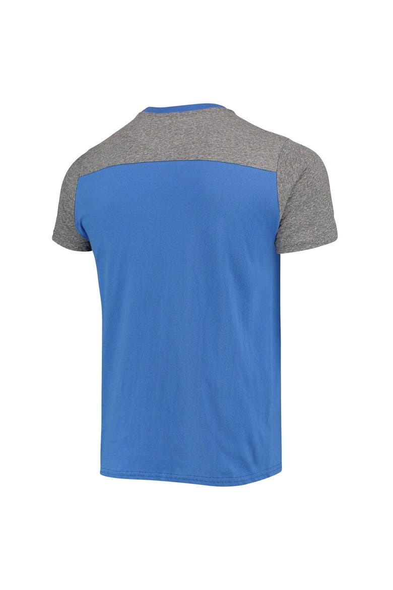Men's Majestic Threads Royal/Gray New York Giants Field Goal Slub T-Shirt, Alternate, color, Royal