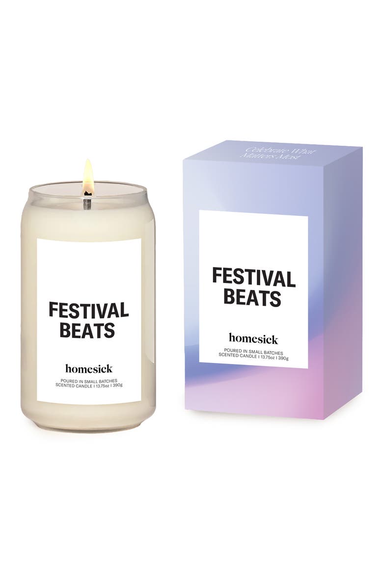 Festival Beats Candle, Main, color, NATURAL