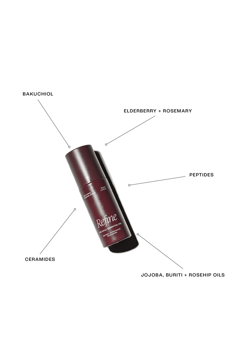 Refine // Bakuchiol Retinol Alternative Serum, Alternate, color, Yellow