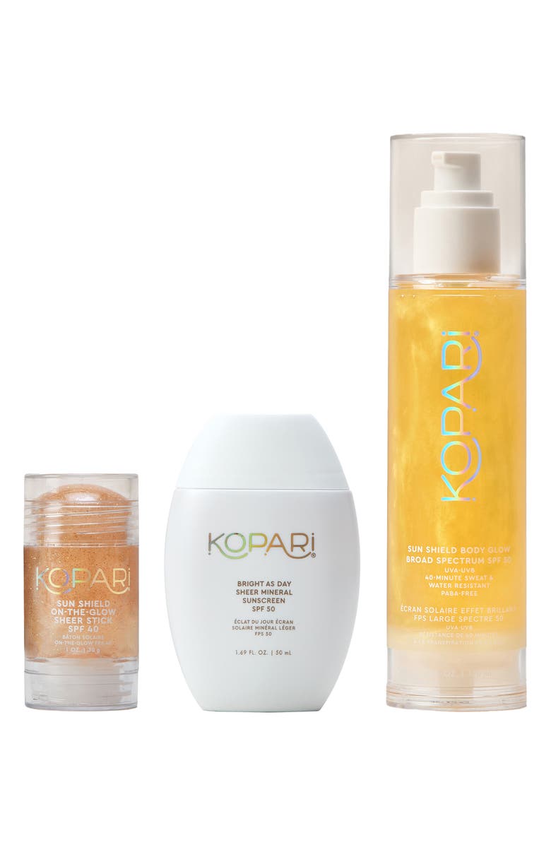 Kopari Guard Glow Go SPF Kit (Nordstrom Exclusive) (Limited Edition) $110 Value, Main, color, 