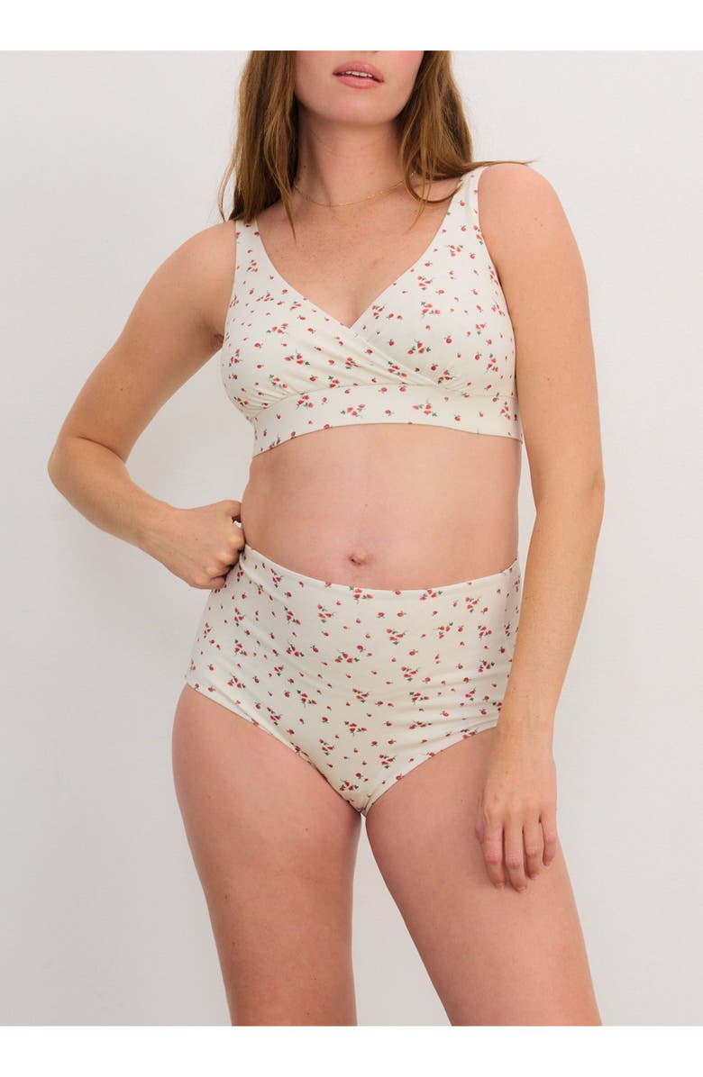 HATCH Collection The Dream Feed Nursing And Sleep Bra, Alternate, color, Watercolor Rosette