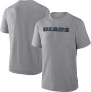 FANATICS Men's Fanatics Heather Gray Chicago Bears Pass Rush Tri-Blend T-Shirt