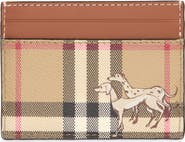 Burberry Check Mates Card Case