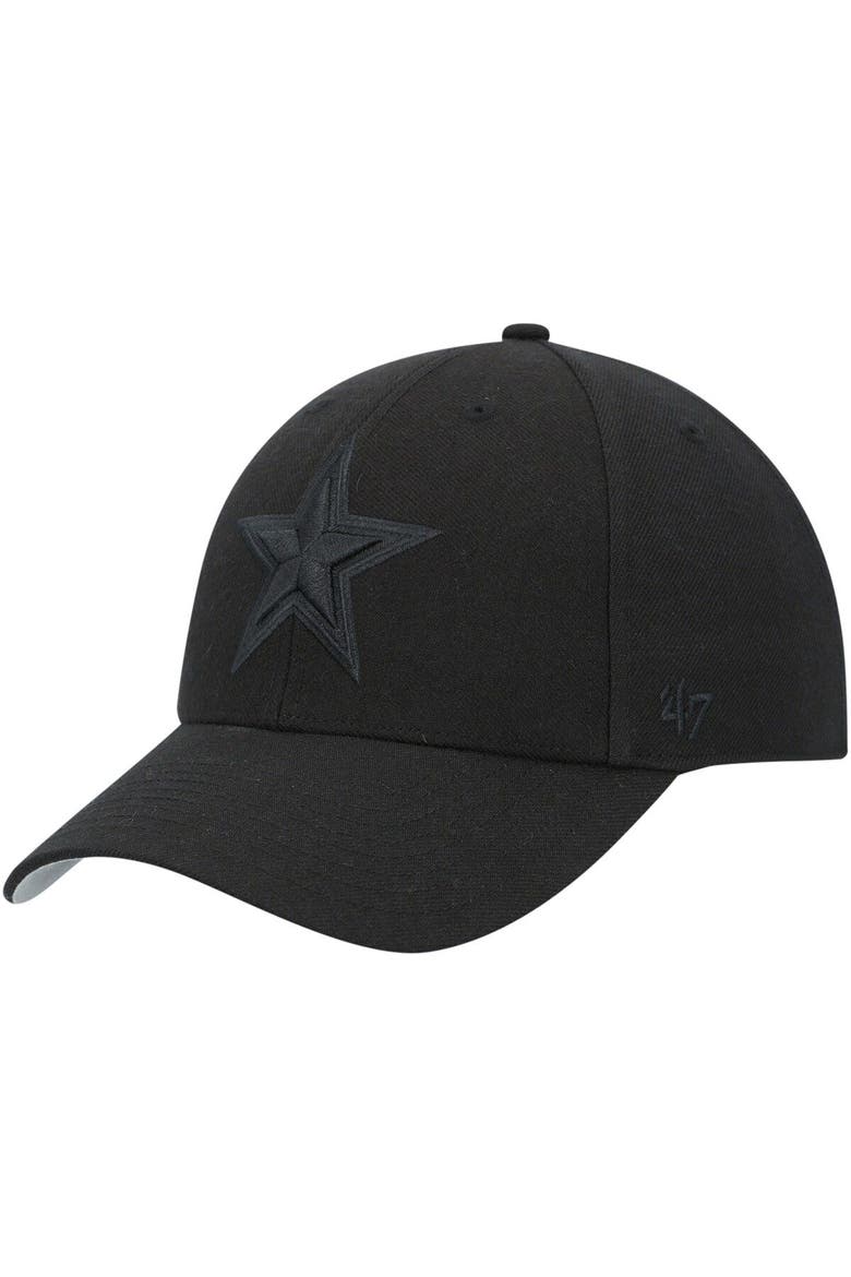Men's '47 Black Dallas Cowboys Tonal MVP Adjustable Hat, Main, color, Black