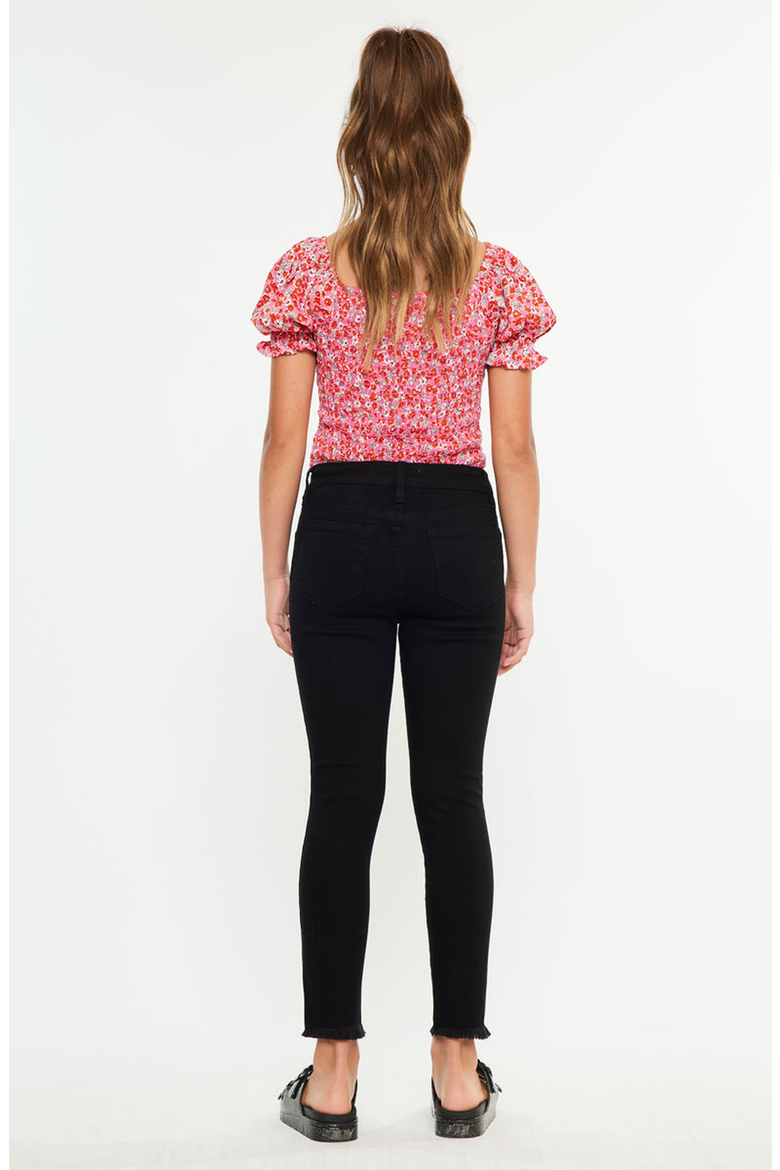 Rachell High Rise Ankle Skinny Jeans, Alternate, color, Black