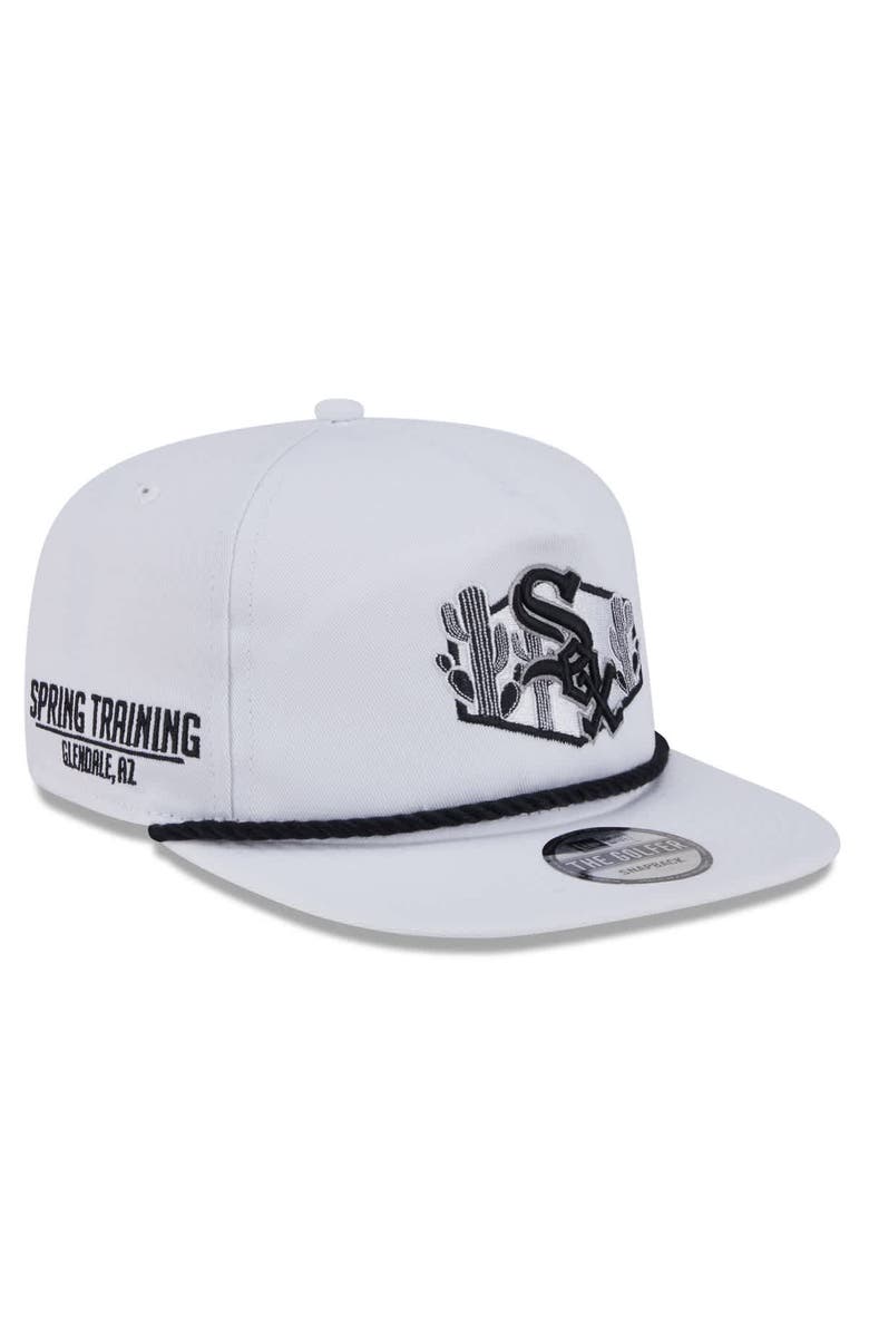 New Era Men's New Era White Chicago White Sox 2025 Spring Training Palm Golfer Snapback Hat, Main, color, White
