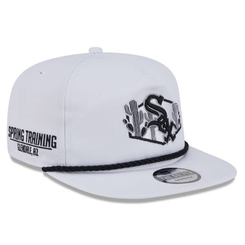 Men's New Era  White Chicago White Sox 2025 Spring Training Palm Golfer Snapback Hat