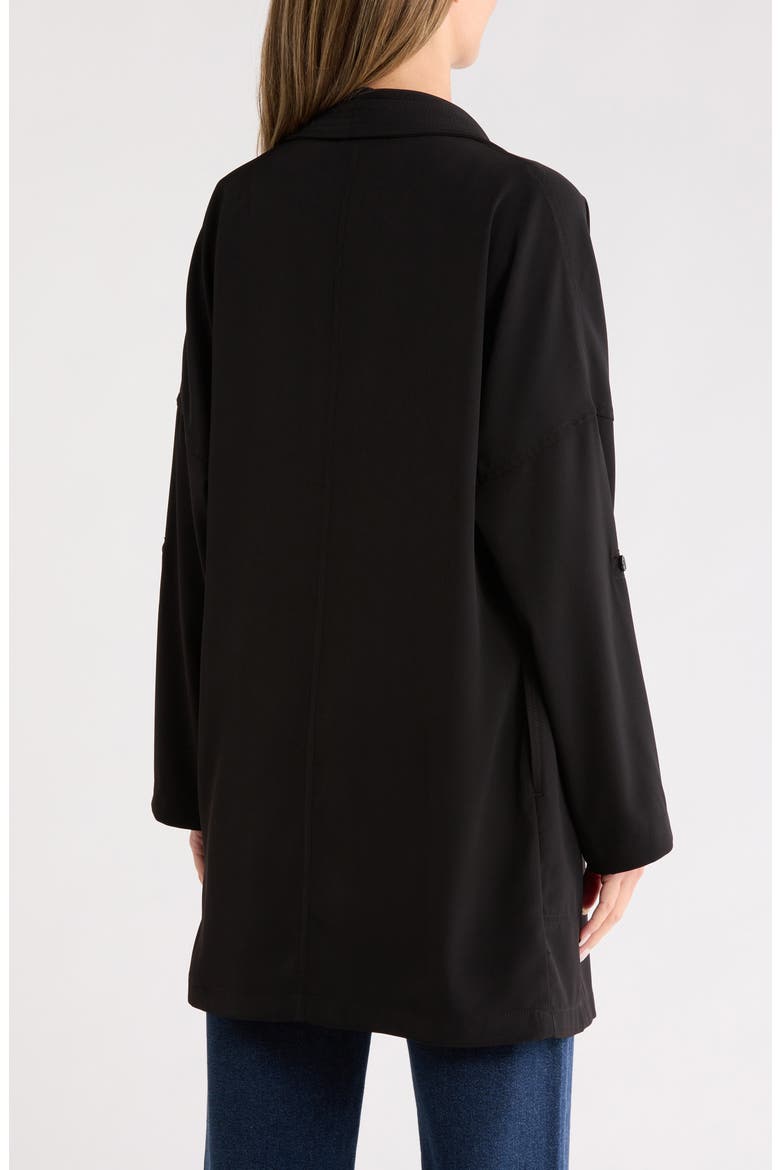 Drape Collared Jacket, Alternate, color, BLACK