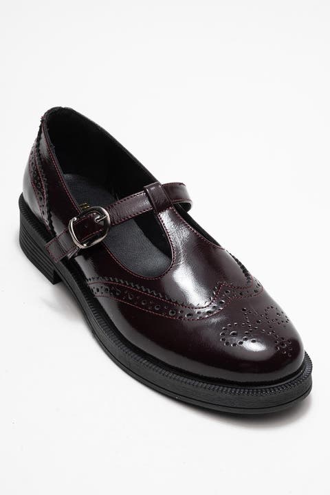 Janney Leather Strap Loafers
