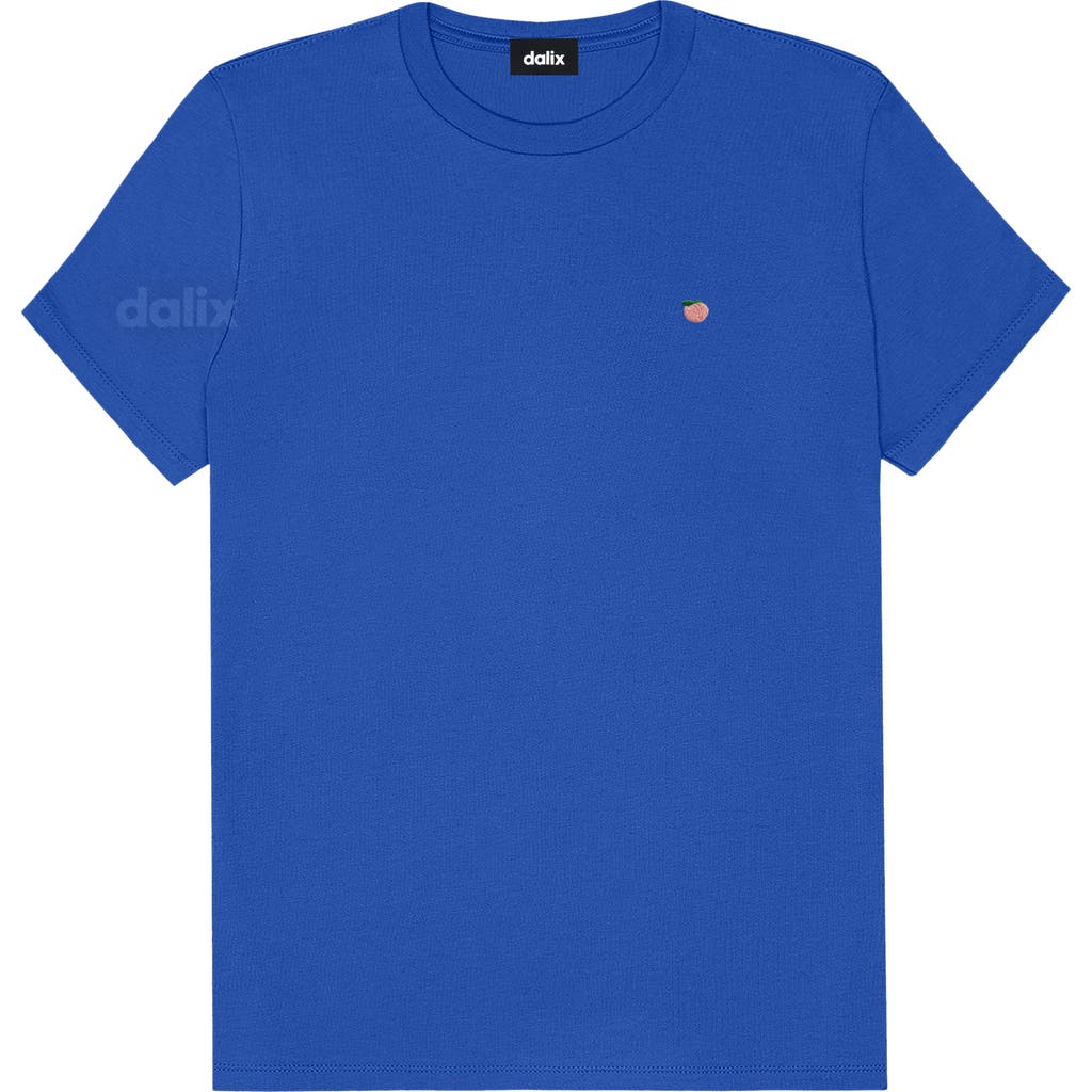 Dalix Womens Lil Peach Jersey Tee In Blue