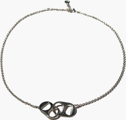 Nickel & Suede Soda Tab Necklace