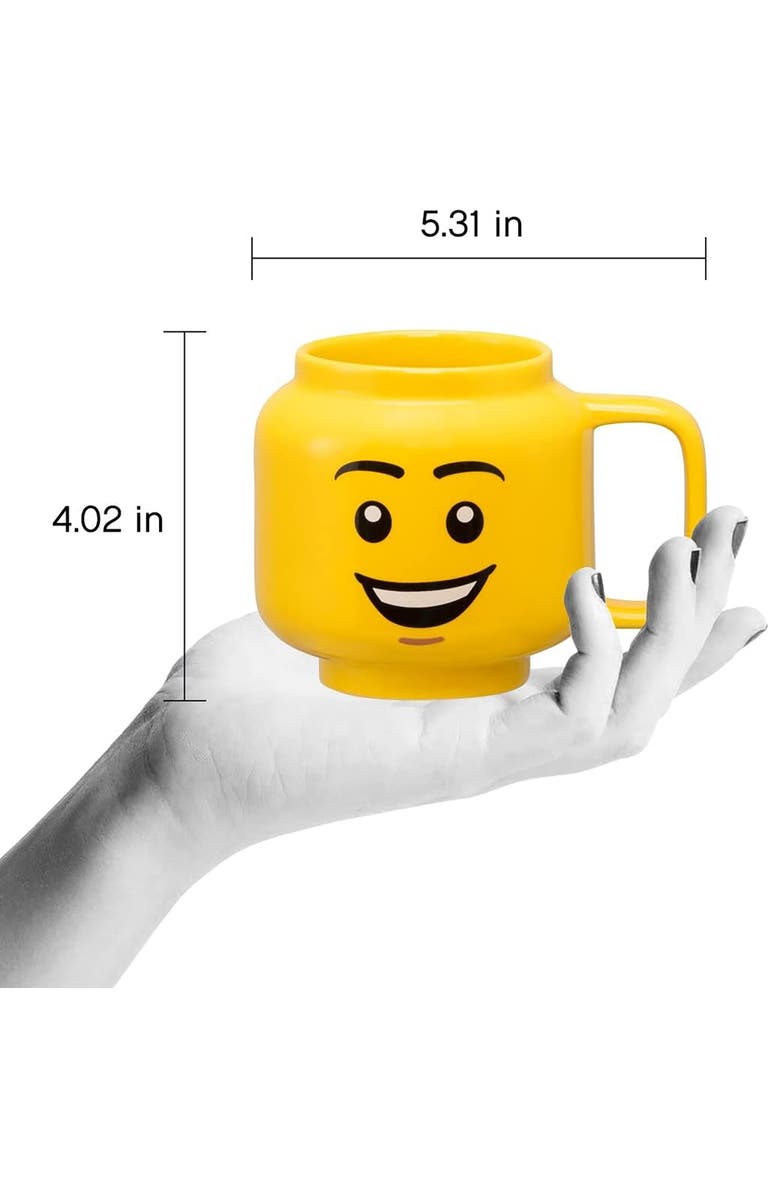 LEGO Classic Ceramic Mug, 17.9oz, Alternate, color, Yellow