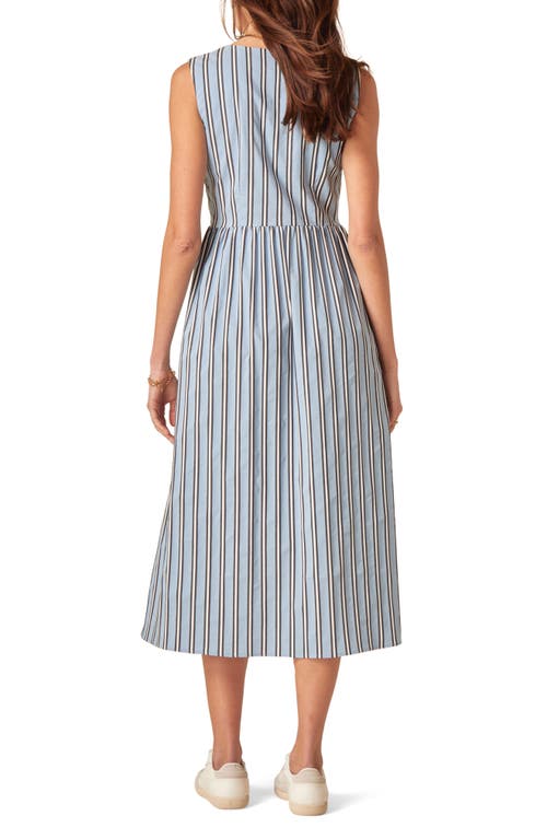 NOBODY'S CHILD NOBODY'S CHILD POSEY STRIPE SLEEVELESS MIDI DRESS