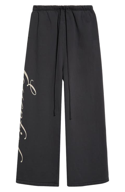 Lounge Heavy Fleece Wide Leg Sweatpants
