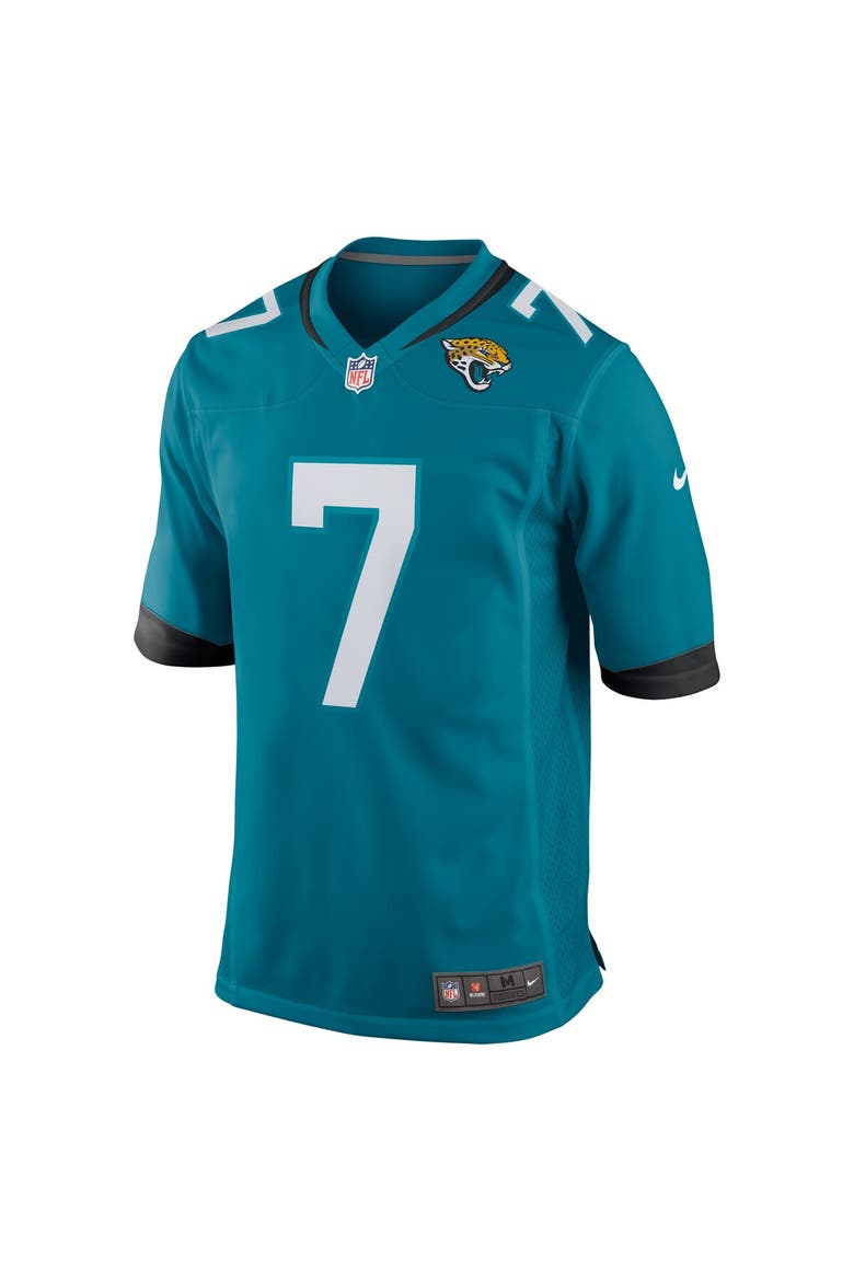 Men's Nike Brian Thomas Jr Teal Jacksonville Jaguars  Player Game Jersey, Alternate, color, Teal