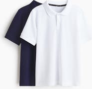 H&M 2-pack Regular Fit Sports Polo Shirts