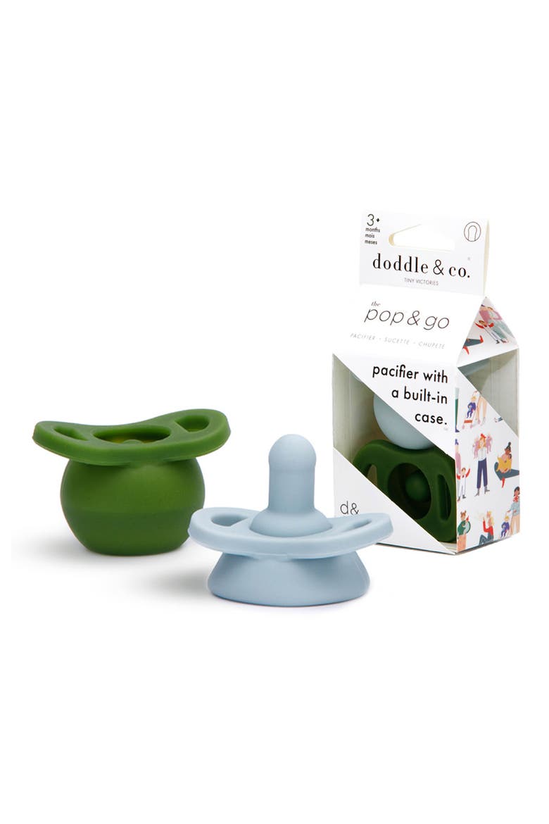 2-Pack Pop & Go Pacifier Set, Main, color, SCOUT/ CLOUD 9