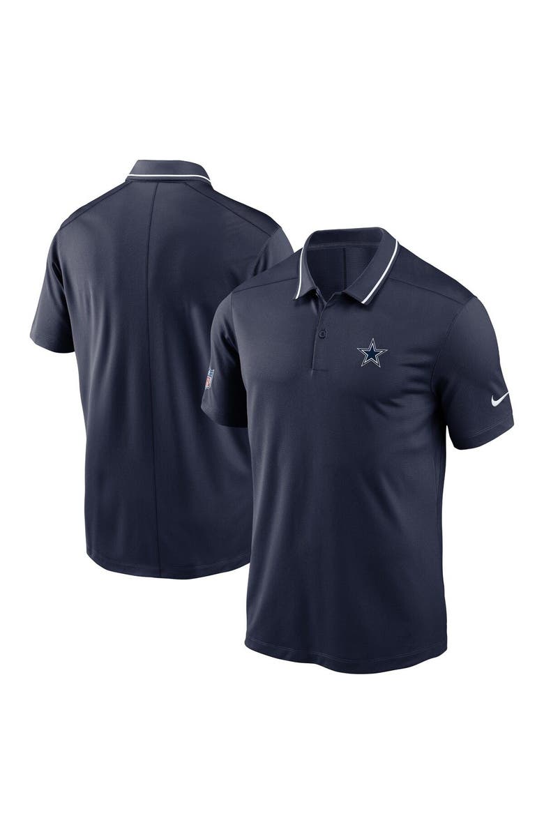 Nike Men's Nike Navy Dallas Cowboys Sideline Victory Performance Polo, Main, color,