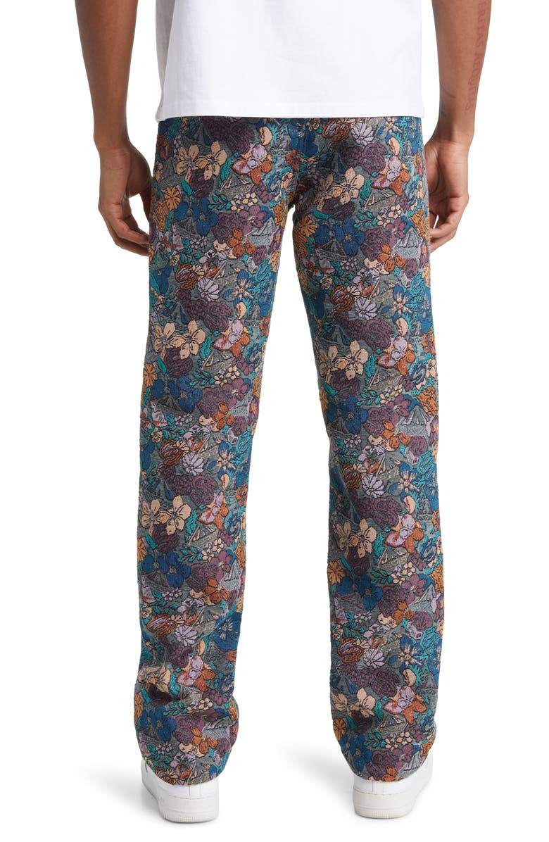 Billionaire Boys Club Monstera Floral Jacquard Pants, Alternate, color,