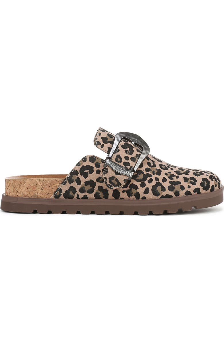 Blowfish Malibu Sienna Buckle Clog, Alternate, color, Leopard Faux Suede