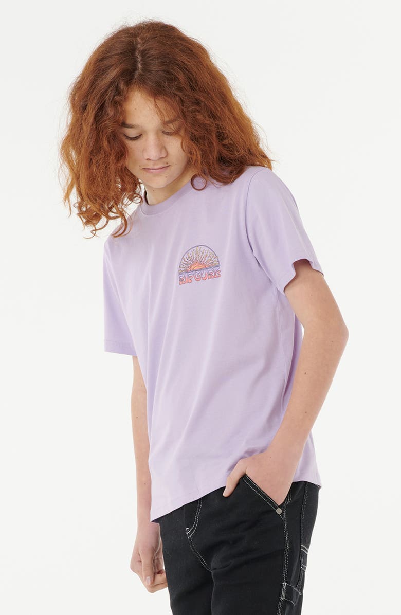 Rip Curl Kids' Grateful Shred Graphic T-Shirt, Alternate, color, Iced Lavender