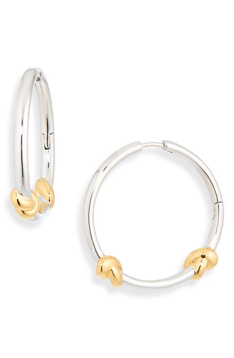 x Lucy Williams Medium Double Knot Hoop Earrings