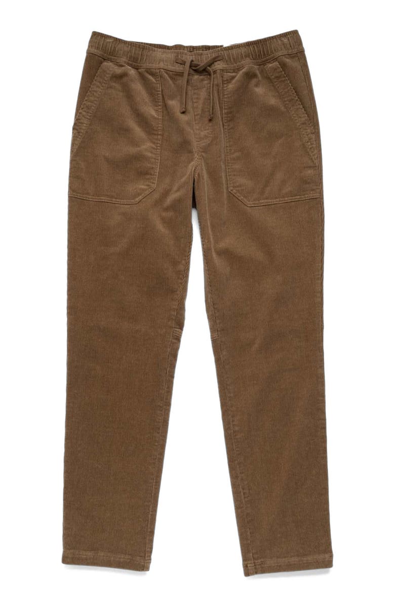 Surfside Supply Co. Tyler Corduroy Utility Pant, Main, color, Toffee