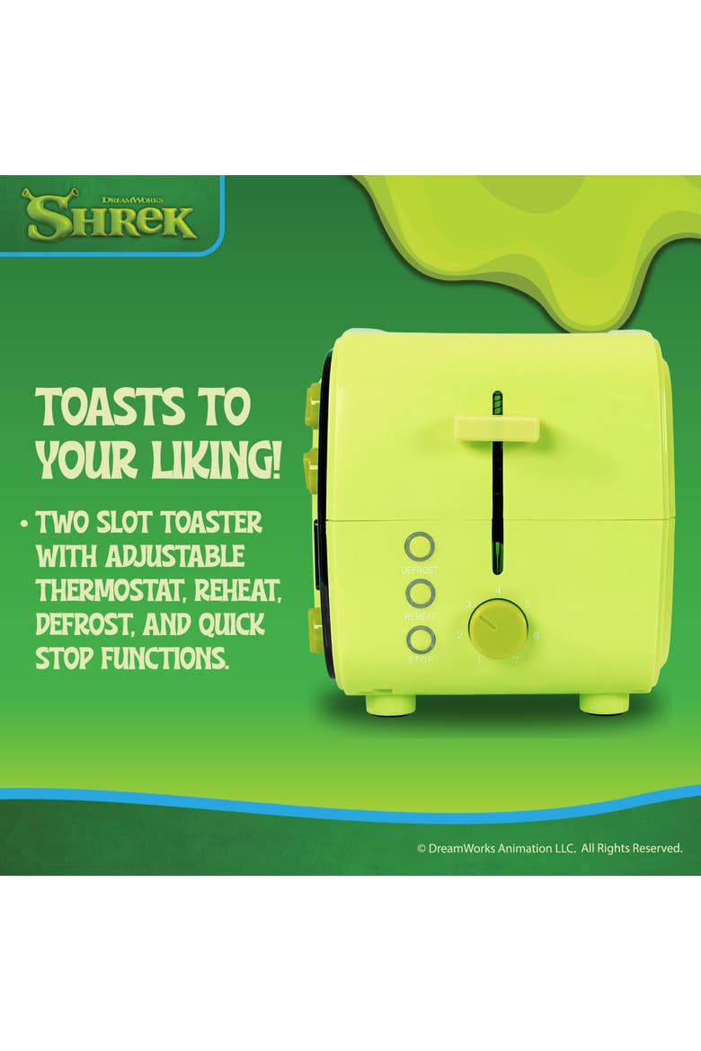 Shrek TV 2-Slice Toaster, Alternate, color, None