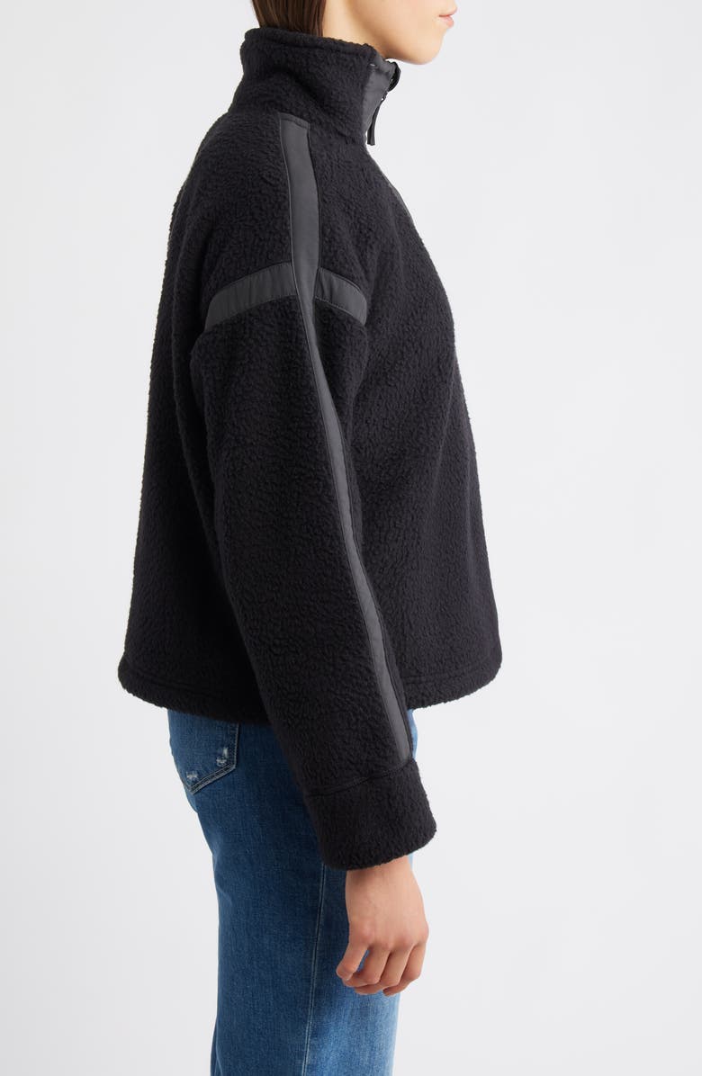 Helly Hansen Imperial High Pile Fleece Half Zip Pullover, Alternate, color, Black