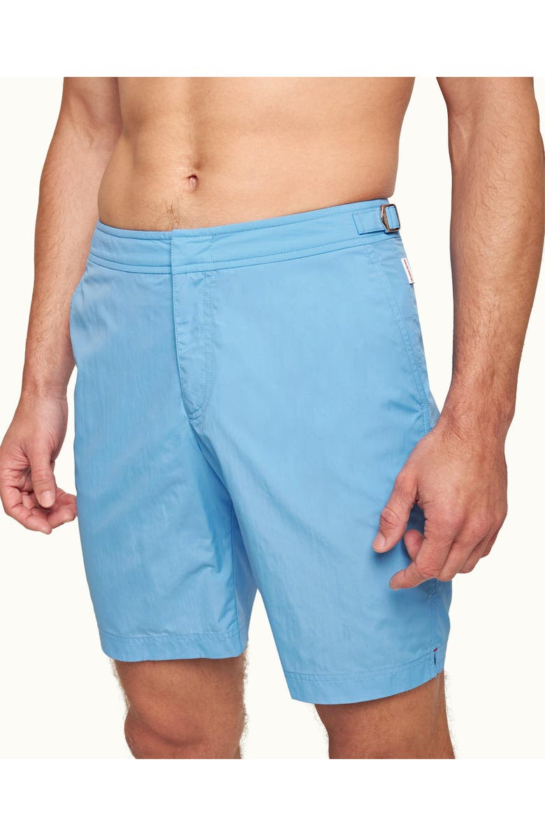 Orlebar Brown Dane Longest-Length Swim Shorts, Alternate, color, Riviera Ii