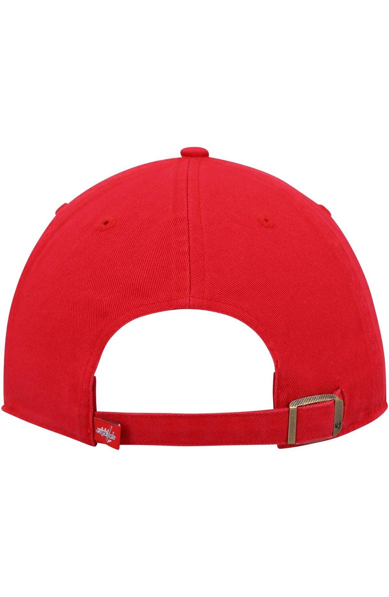 '47 Men's '47 Red Washington Capitals Clean Up Adjustable Hat, Alternate, color, 