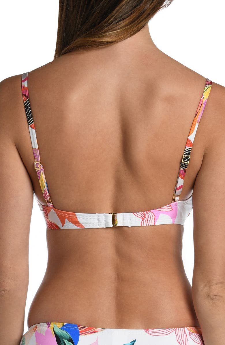 La Blanca Paradise Wrap Bikini Top, Alternate, color, 