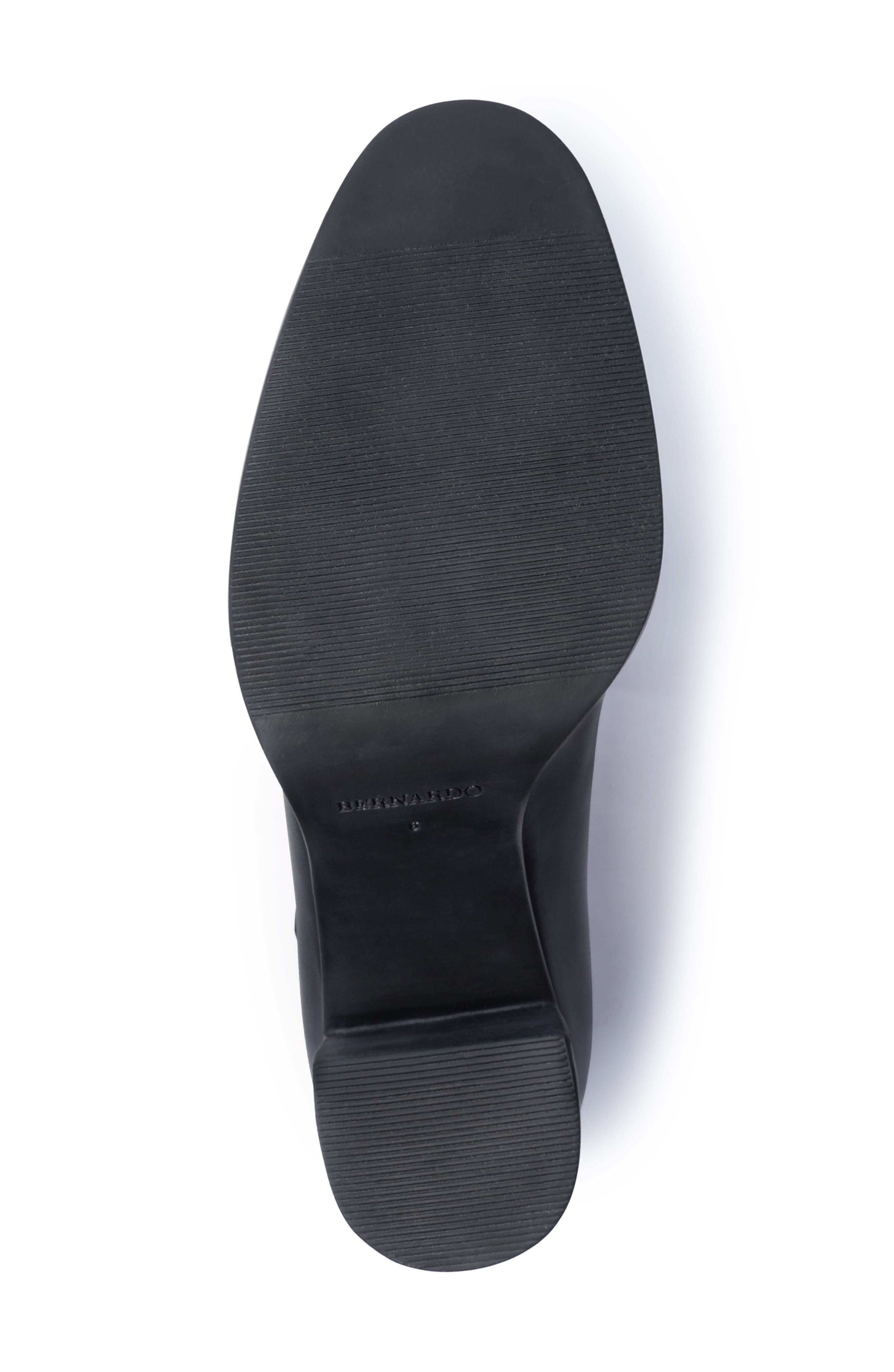 Noto T-Strap Pump, Alternate, color, BLACK GLOVE LEATHER