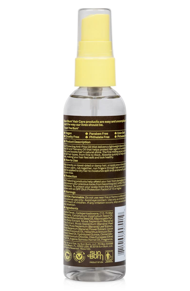 Sun Bum Protecting Anti-Frizz Oil Mist, Alternate, color, 